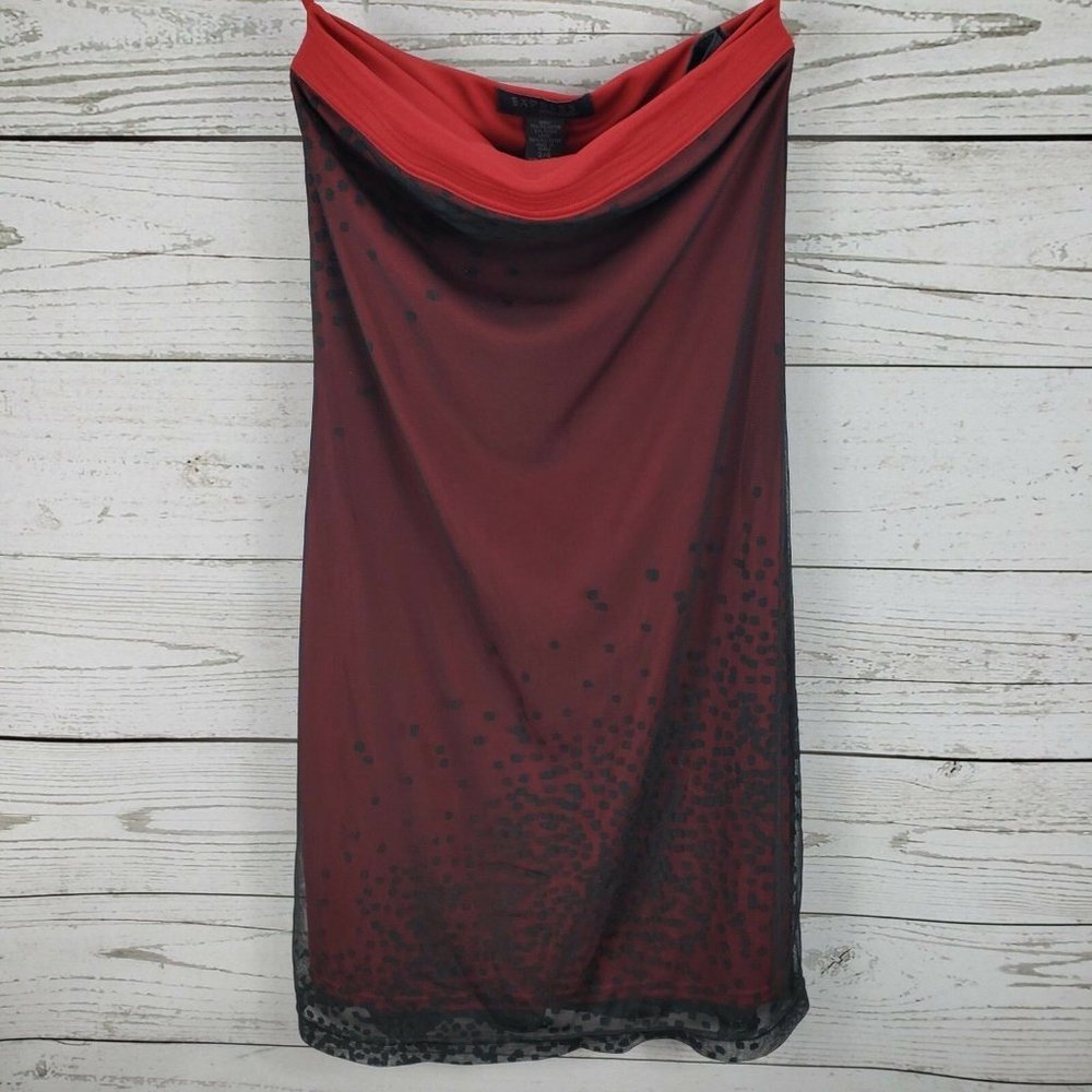 Express Stretch Strapless Cocktail Dress